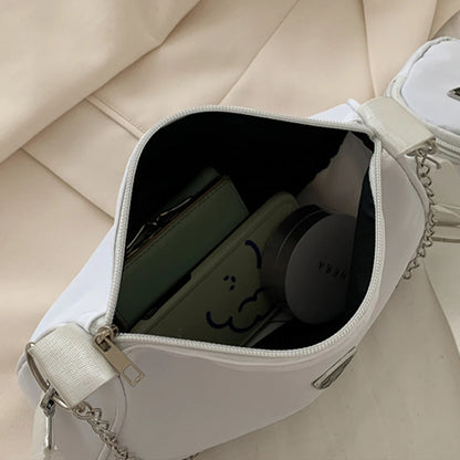 Trendy Nylon Crossbody Bag for Women | Casual Underarm Shoulder Bag & Messenger Purse for Students