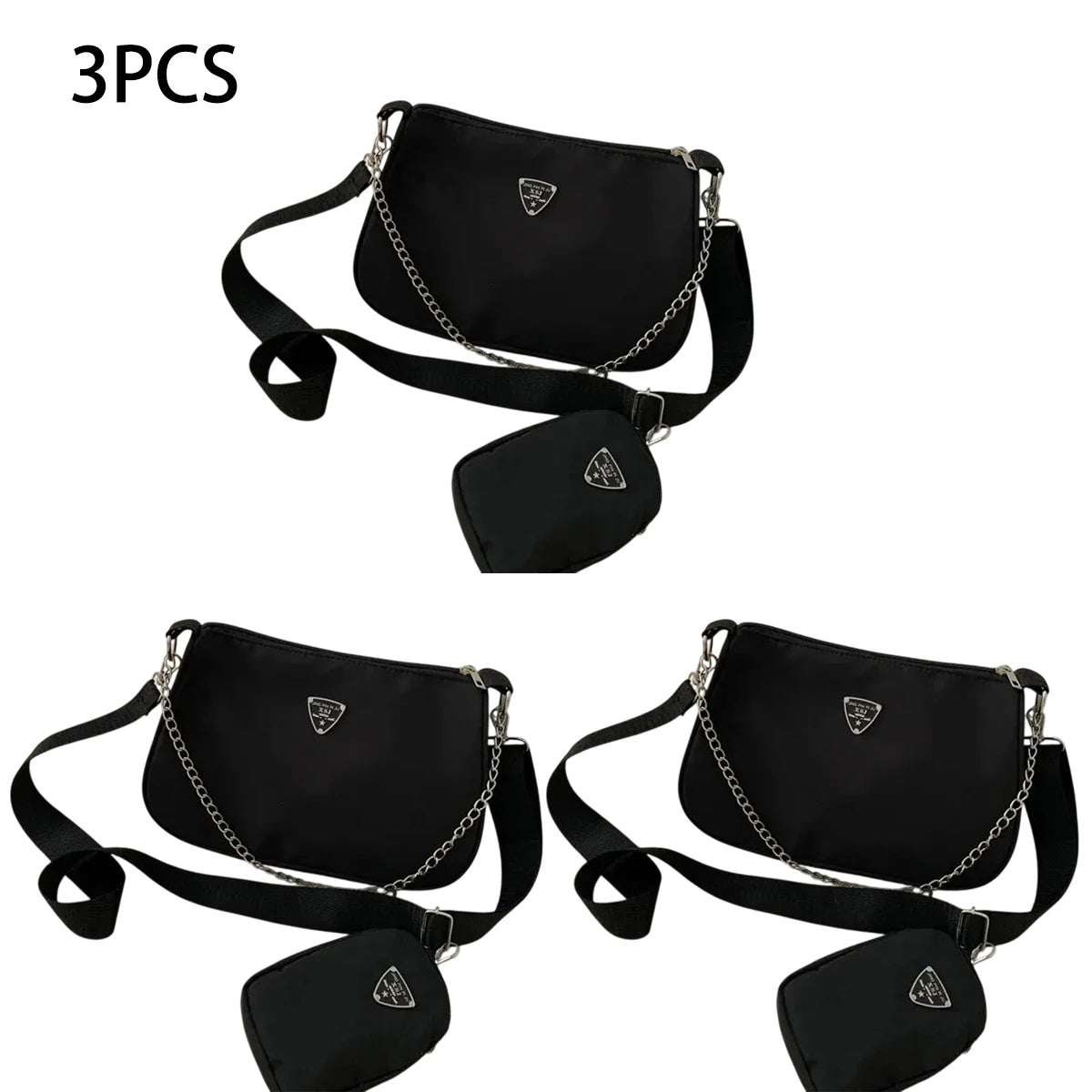 Trendy Nylon Crossbody Bag for Women | Casual Underarm Shoulder Bag & Messenger Purse for Students