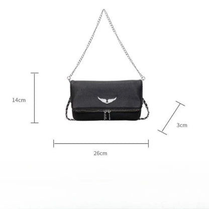 Fashionable Crossbody Bags for Women | Minimalist Chain Designer Shoulder Bag & Retro Purse